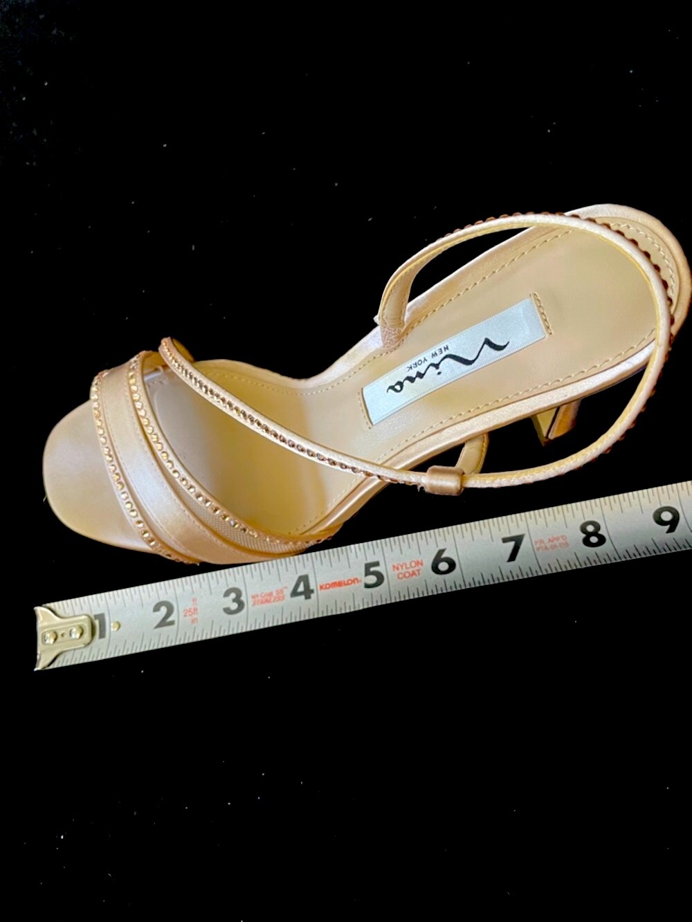 ❤️ PROM Women’s NWOT NINA ABBI Slingback Sandal Shoes by Nina New York 6 1/2 M - Picture 7 of 13